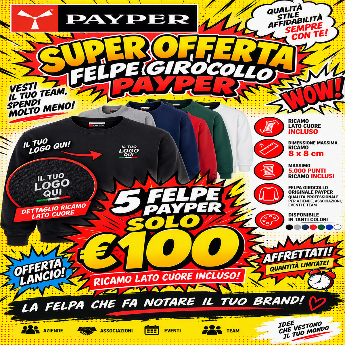 PROMO FELPA PAYPER